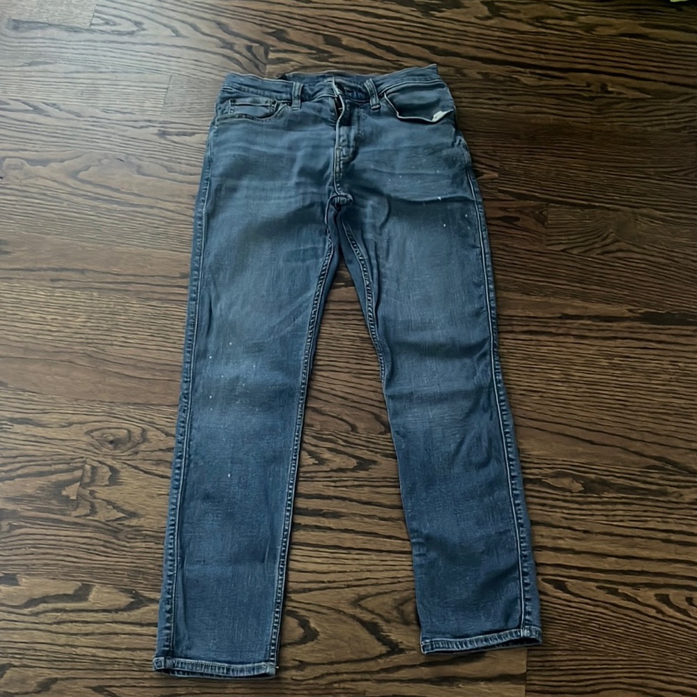 Hollister mens skinny jeans 31x30 31 stretch blue denim
